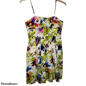 Alyn Paige spaghetti strap floral dress. Size 3/4